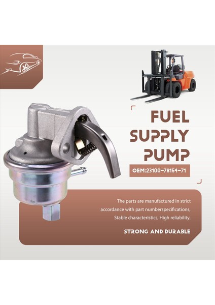23100-78154-71 Forklift Yakıt Besleme Pompası Toyota Forklift Kamyonları Için Yakıt Pompası 4y Motor 231007815471 (Yurt Dışından) fırsatları