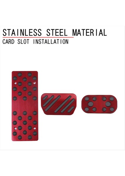 Araba Alüminyum Hızlandırıcı Pedal Pedalı Pedal Pedal Pedal Pedalı Iç Dekorasyon Toyota Düzenleme 2020-2022 Kırmızı (Yurt Dışından) indirimleri