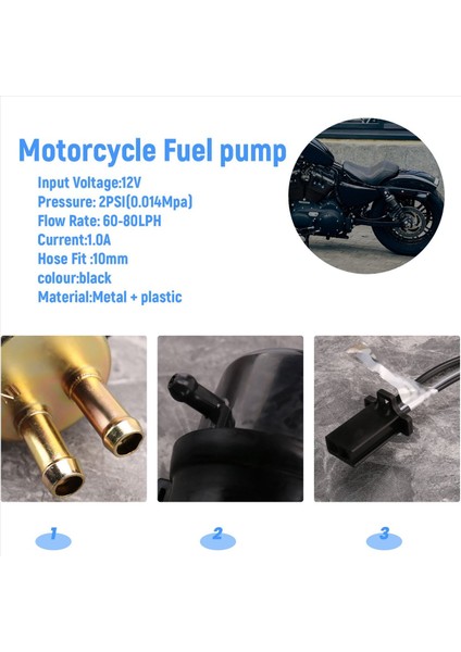 Honda Steed Için Motosiklet Yakıt Pompası 400 NV600 NV750 C2 Gölge VT750 C2/c3/cd Ace Deluxe VT600 600 VLX600 (Yurt Dışından) fırsatları
