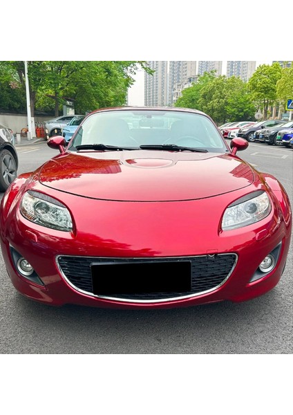 Mazda Mx-5 Nc Miata Için Ön Far Kaş Kapağı Kaplama Çıkartma 2009-2015 Dış Aksesuarlar Karbon Fiber Desen (Yurt Dışından) fırsatları