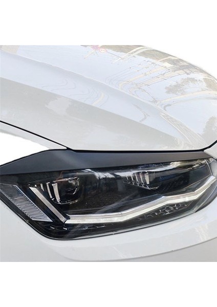 1paır Ön Far Göz Kapağı Kaş Döşeme Çıkartması Vw Polo 2019-2022 Kalıp Lambası Kaş Şeritleri Kapak Kapağı B (Yurt Dışından) fiyatları