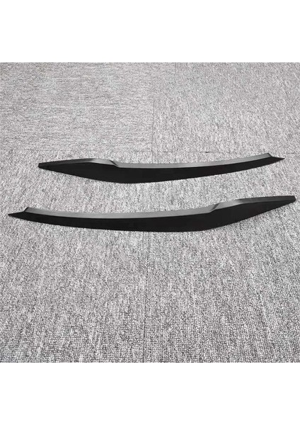 1paır Ön Far Göz Kapağı Kaş Döşeme Çıkartması Vw Polo 2019-2022 Kalıp Lambası Kaş Şeritleri Kapak Kapağı B (Yurt Dışından) modelleri