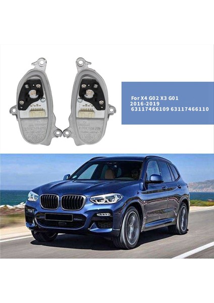 1paır Ön Far Dönüş Sinyali LED Moule Moule Bmw X4 G02 X3 G01 2016-2019 63117466109 63117466110 (Yurt Dışından) indirimleri