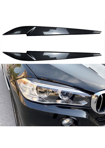 Araba Ön Far Kaş Lambası Kaş Kapağı Trim Bmw X5 F15 X6 F16 2014-2018 Otomatik Aksesuarlar Karbon Fiber (Yurt Dışından) fiyatları