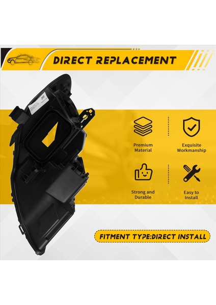 Mercedes-Benz Için Ön Far Tabanı Cla W117 2017-2020 Far Evi Arka Base Sol (Yurt Dışından) indirimleri