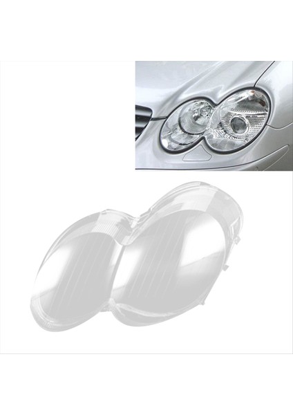 Araba Ön Far Kapağı Abajur Lambası Lamba Far Farlar Lens Kapağı Mercedes-Benz Sl 2004-2007 Sol (Yurt Dışından) fırsatları