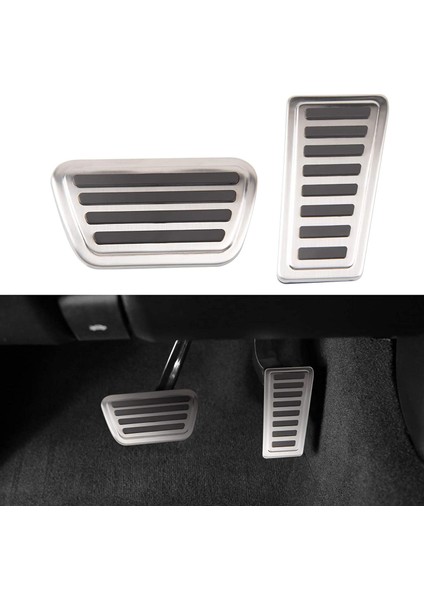 Dodge Ram 1500 2019 2020 2021 Aksesuar Pedal Kapağı, Gaz Freni Hızlandırıcı Ayak Pedalı Ped Anti-Slip Alüminyum Alaşım (Yurt Dışından) fiyatları