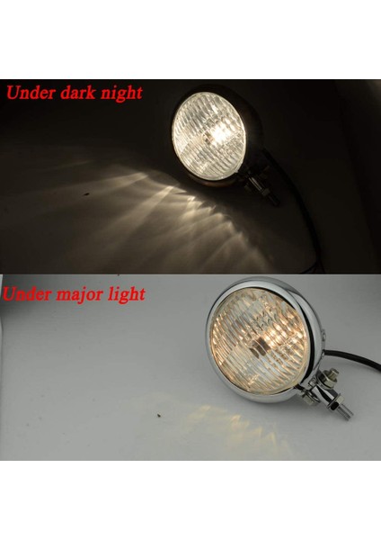 4.5 Inç Motosiklet Farları Sportster Cafe Racer Chopper Bobber Için LED Getirme Farları (Yurt Dışından) fiyatları