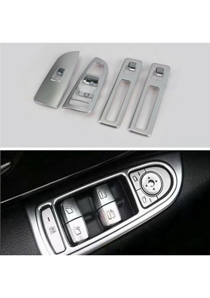 Mercedes-Benz Vito W447 2014-2018 Için Araba Iç Kapı Kolu Çerçeve Stil Aksesuarları (Yurt Dışından) fırsatları