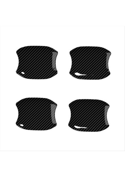 Byd Shark Için 6 2024 2025 Araba Dış Kapı Handel Kase Kapak Kapağı Trim Aksesuarları Abs Karbon Fiber (Yurt Dışından)