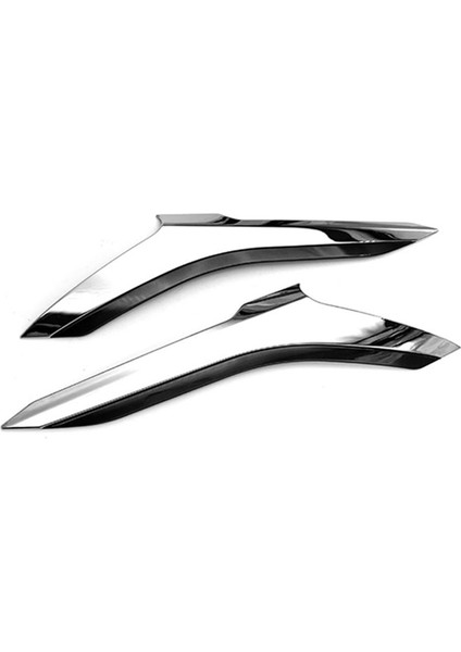 Toyota Alphard Vellfire Için 2016-2019 Araba Abs Krom Ön Far Lamba Kapağı Garnitür Strip Kaş Kapak Döşeme (Yurt Dışından) fırsatları