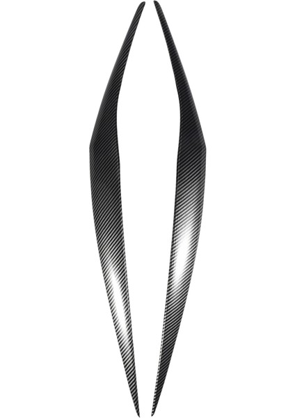 Ön Far Kapağı Kafası Işık Lambası Göz Kapağı Kaş Trim Abs Ford Fiesta Mk6.5 2013-2017 Karbon Fiber (Yurt Dışından)