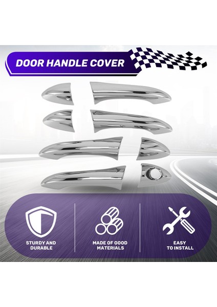 Araba Üçlü Krom Kapı Tutucu Kapak Trim Bmw X5 E53 2000-2006 (Yurt Dışından) fırsatları