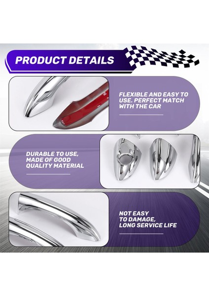 Araba Üçlü Krom Kapı Tutucu Kapak Trim Bmw X5 E53 2000-2006 (Yurt Dışından) indirimleri