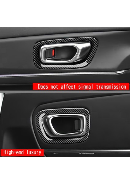 Araba Iç Karbon Fiber Kapı Kolu Çerçeve Kapak Honda Hrv Hr-V Vezel 2021 2022 Için (Yurt Dışından) modelleri