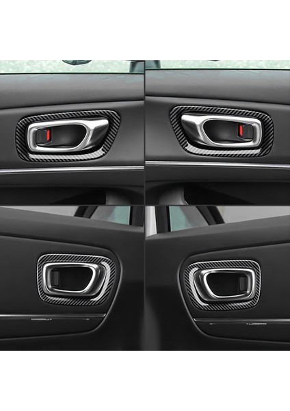 Araba Iç Karbon Fiber Kapı Kolu Çerçeve Kapak Honda Hrv Hr-V Vezel 2021 2022 Için (Yurt Dışından) indirimleri