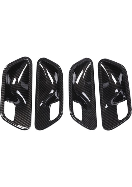 Karbon Fiber Görünüm Araba Kapı Kolu Kapaklar -Bmw 3 4 Serises F30 F34 3gt Iç Oto Aksesuarları (Yurt Dışından)