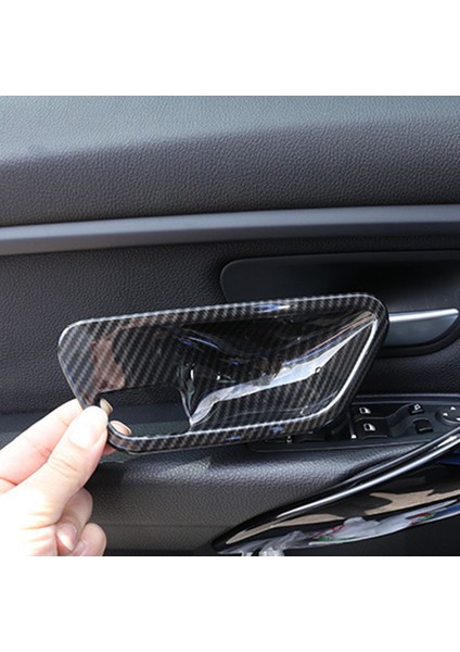 Karbon Fiber Görünüm Araba Kapı Kolu Kapaklar -Bmw 3 4 Serises F30 F34 3gt Iç Oto Aksesuarları (Yurt Dışından) fiyatları