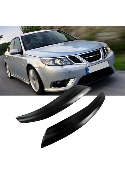 Araba Farlar Kaş Göz Kapağı Döşeme Kapağı Çıkartma Saab 9-3 93 2000-2015 Reçine Için Araç Stilini Yeter (Yurt Dışından) modelleri