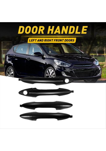 1set/4pcs Kapı Kolu Hyundai Aksanı Için Çekme 2012-2017 82651-1R050 82661-1R050 82652-1R050 82662-1R050 Dış Kol (Yurt Dışından) fiyatları