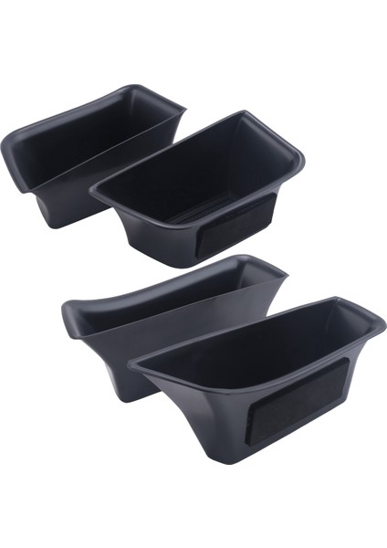 4 x Araba Kapı Kolu Koyu Kaplama Kutusu Depolama Organizatör Tepsi Grab Ton Kutusu For-Porsche Macan 2015-2021 (Yurt Dışından) modelleri