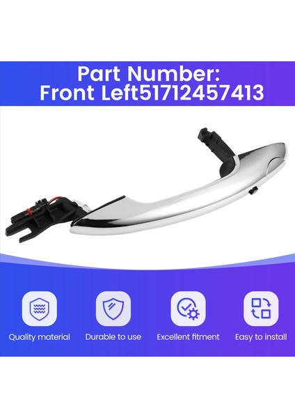 Araba Ön Dış Kapı Kolu 51712457413 Bmw Mini Cooper F54 F55 F56 F57 F60 Ön Sol (Yurt Dışından) indirimleri