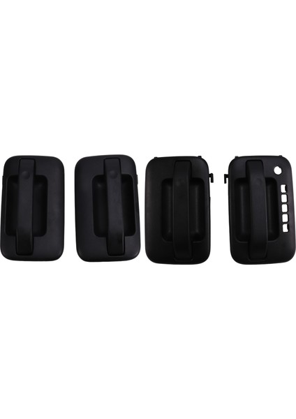 4pcs Ford F-150 2004-2014 5L3Z1522405CAA, 9L3Z1522405AA Için Ön ve Arka Dış Kapı Kolu Sürücü Tarafı W/tuş Takımı Deliği (Yurt Dışından)
