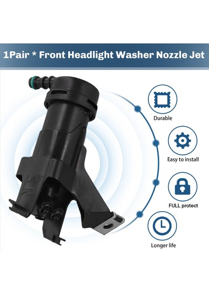 1paır Araş Far Güzel Çıkarlama Sprayer Jet 28642-KA60A 28641KA60A Nissan Teana Için 2011-2013 Far Nozul Jeti (Yurt Dışından) fırsatları