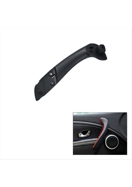 Araba Ön Sol Iç Kapı Kolu Renault Megane 3 2008-2016 Kapı Kolçak Iç Yan Braket Araba Aksesuarları Siyah (Yurt Dışından) fiyatları