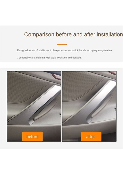 Toyota Camry Için Araba Aksesuarları 2006-2011 Trim Kapak Arabası Iç Kapı Paneli Parçaları Araba Otomatik Dekorasyon Gümüş (Yurt Dışından) fiyatları