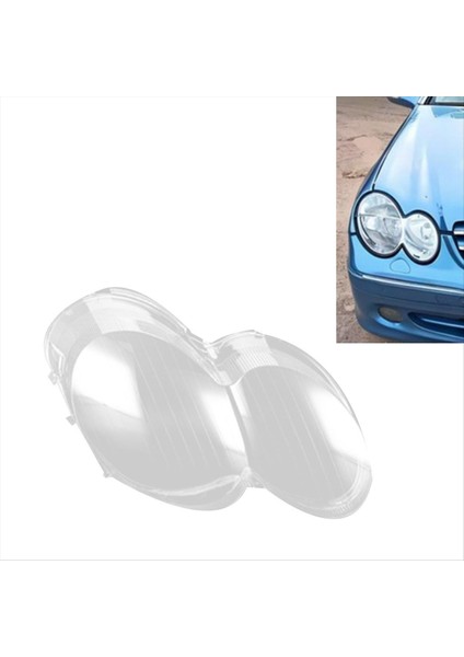 Araba Ön Far Kapağı Abajur Lambası Lamba Far Farlar Lens Kapağı Mercedes-Benz Sl 2004-2007 Için Sağ (Yurt Dışından) fırsatları