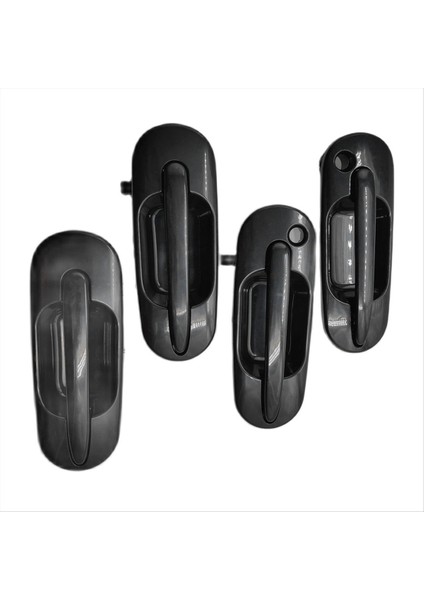 4pcs Dış Kapı Kolu Honda Cr -V Crv 1997 -2001 Için Ön ve Arka Dış Kiti Dış Kit (Yurt Dışından)