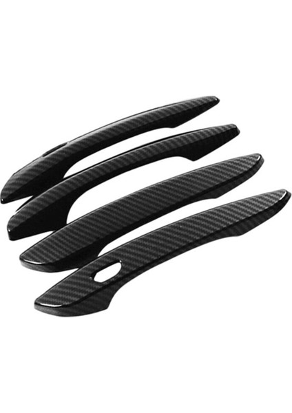 4pcs Karbon Fiber Araba Dış Yan Kapı Kolu Çerçeve Kapak Mazda Cx-30 CX30 2020 2021 2022 (Yurt Dışından) fırsatları