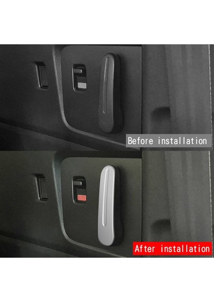 Honda Freed Hava Crosstar 2024 Için Araba Orta Kapı Kolu Anahtar Anahtarı Çıkartması Kapı Kolu Kaplama Gümüş (Yurt Dışından) modelleri