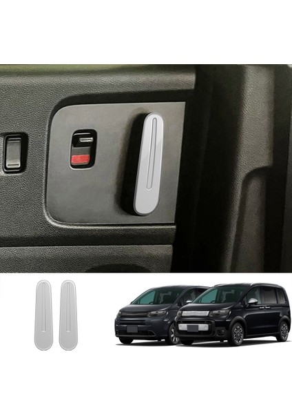 Honda Freed Hava Crosstar 2024 Için Araba Orta Kapı Kolu Anahtar Anahtarı Çıkartması Kapı Kolu Kaplama Gümüş (Yurt Dışından) indirimleri