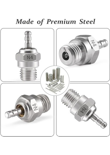 5pcs Sıcak Glow Fiş N4 Spark Nitro Motor Parçaları Hsp Hpı Redcat 1/8 1/10 Rc Otomobil Kamyonu Için Işletim Sistemi Değiştirin (Yurt Dışından) indirimleri