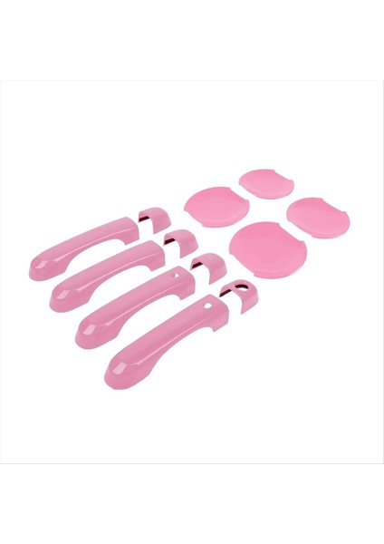 Araba Dış Kapı Kolu Kapak+Kapı Kase Kapağı Jeep Renegade Için Trim Kit 2015-2021 Aksesuarlar Pembe (Yurt Dışından)