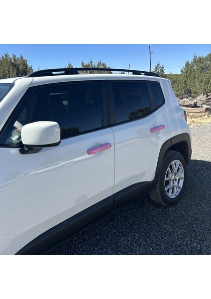 Araba Dış Kapı Kolu Kapak+Kapı Kase Kapağı Jeep Renegade Için Trim Kit 2015-2021 Aksesuarlar Pembe (Yurt Dışından) indirimleri