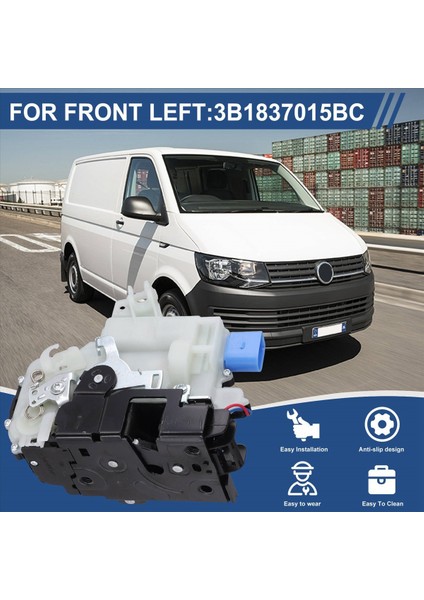 Kapı Kilidi Aktüatör Kapı Kilidi Aktüatör Mekanizması 3B1837015BC Vw Polo Skoda Mk5 T5 Ön Sol (Yurt Dışından) modelleri