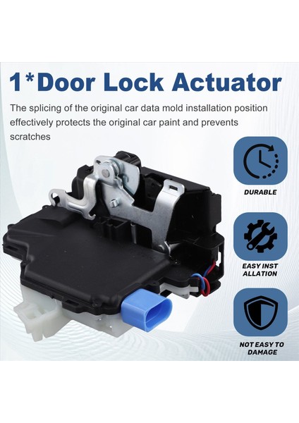 Kapı Kilidi Aktüatör Kapı Kilidi Aktüatör Mekanizması 3B1837015BC Vw Polo Skoda Mk5 T5 Ön Sol (Yurt Dışından) fırsatları