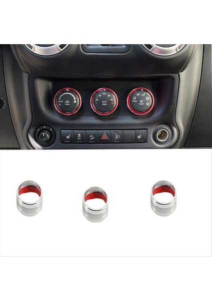 21 Adet Jeep Wrangler Için Araç Iç Dekorasyon Kapağı Jk 2007-2017 Iç Trim Kiti Gümüş (Yurt Dışından) fırsatları