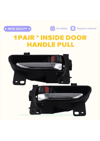 1paır Kapı Iç Kolu Subaru Için Krom 2015-2021 Wrx Brz Impreza Forester 61051FJ023VH 61051-FJ022VH 61051FJ021 (Yurt Dışından) fırsatları