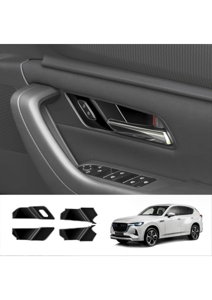Araba Rhd Parlatıcı Siyah Iç Kapı Koyu Kase Panel Kapak Mazda Cx-60 2022 2023 Iç Aksesuarlar (Yurt Dışından) modelleri