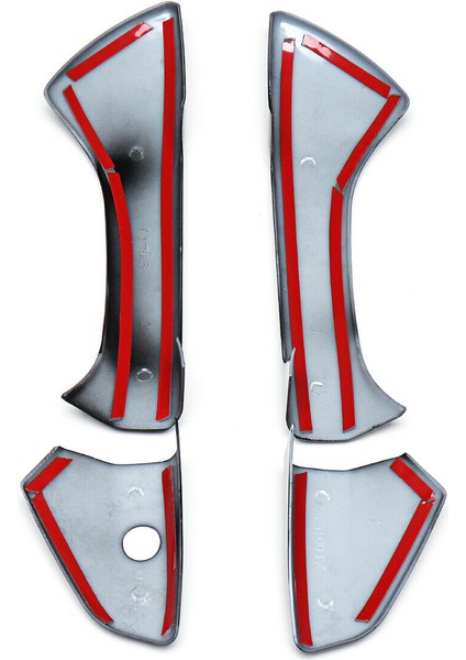 8pcs/kit Parlak Siyah Kapı Kolu Honda Accord Sedan 2008-2012 Için Kaplamalar Kaplar (Yurt Dışından) indirimleri