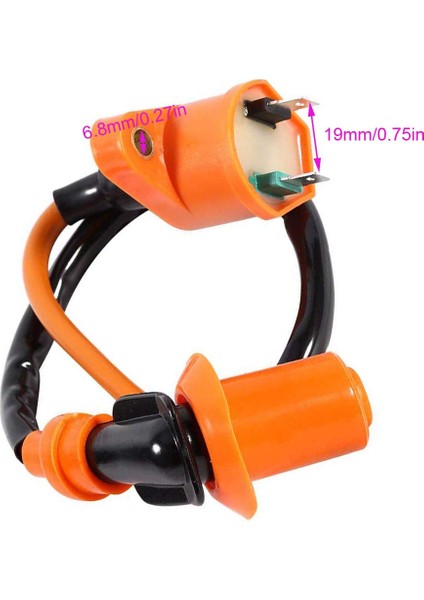 Performanslı Yarış Ateşleme Bobini 6 Pin Cdı 3 Elektrot Buji Gy6 50CC 150CC 125CC 125CC Atv Moped Scooter Parçaları (Yurt Dışından) fırsatları