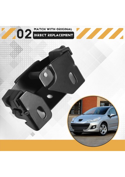 Araba Arka Bagaj Kilidi Bagaj Kapağı Bagaj Kilidi Citroen C2 Peugeot 206 207 8724 C0 (Yurt Dışından) modelleri