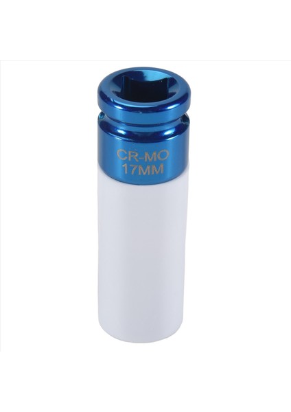 Alaşım Tekerlek 1/2 &quot;sürücü 17MM Set Ince Duvar Derin Darbe Somun Soketi Mavisi (Yurt Dışından)