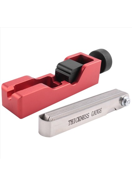 Buji Alan Aracı Buji Caliper Buji Tapa Ayar Aracı Alan Ayarlama Aracı Evrensel Kırmızı (Yurt Dışından)