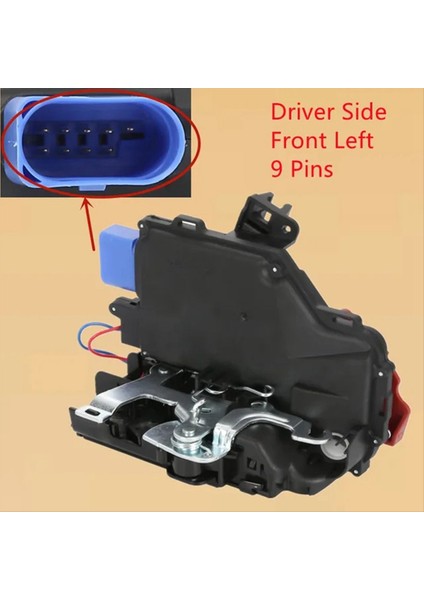 Sol Ön Kapı Kilit Bloğu Aktüatör 3D1837015A Vw Golf Gtı Mk5 Touareg Skoda Octavia Koltuğu Altea Toledo 1td 837 015 A (Yurt Dışından) indirimleri
