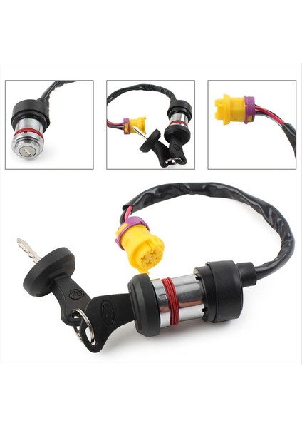 Kontak Anahtar Anahtarı Kilidi Linhai Için 4 Tel 250 250CC 260CC 300 300CC 400 400CC Atv Utv (Yurt Dışından) fiyatları